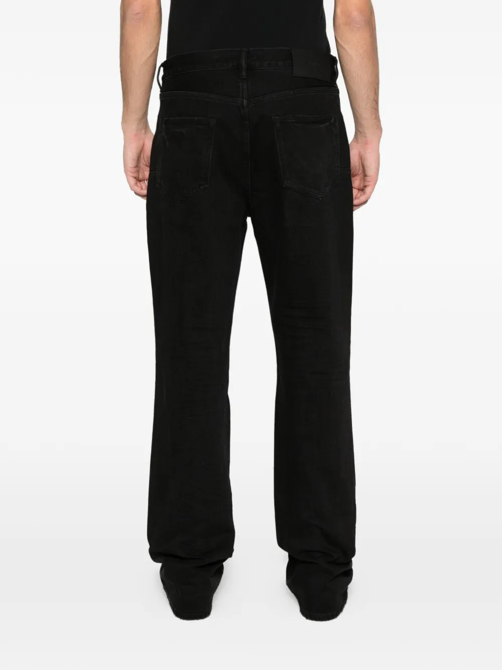 rip bootcut jeans