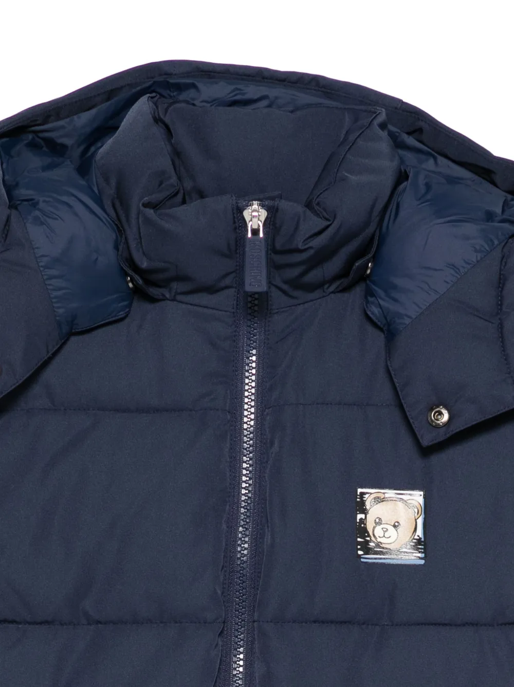 Moschino Kids Jack met capuchon Blauw