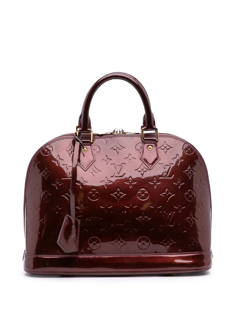 Louis Vuitton Pre-Owned 2011 モノグラム ヴェルニ アルマ PM ハンドバッグ - レッド Louis Vuitton Pre-Owned 2011 モノグラム ヴェルニ アルマ PM ハンドバッグ - レッド