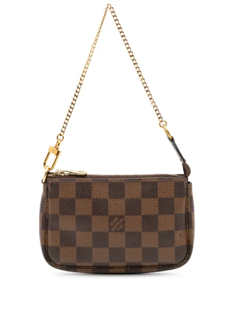 Louis Vuitton Pre-Owned bolsa de mano Damier Ebene Pochette Accessoires pequeña 2019