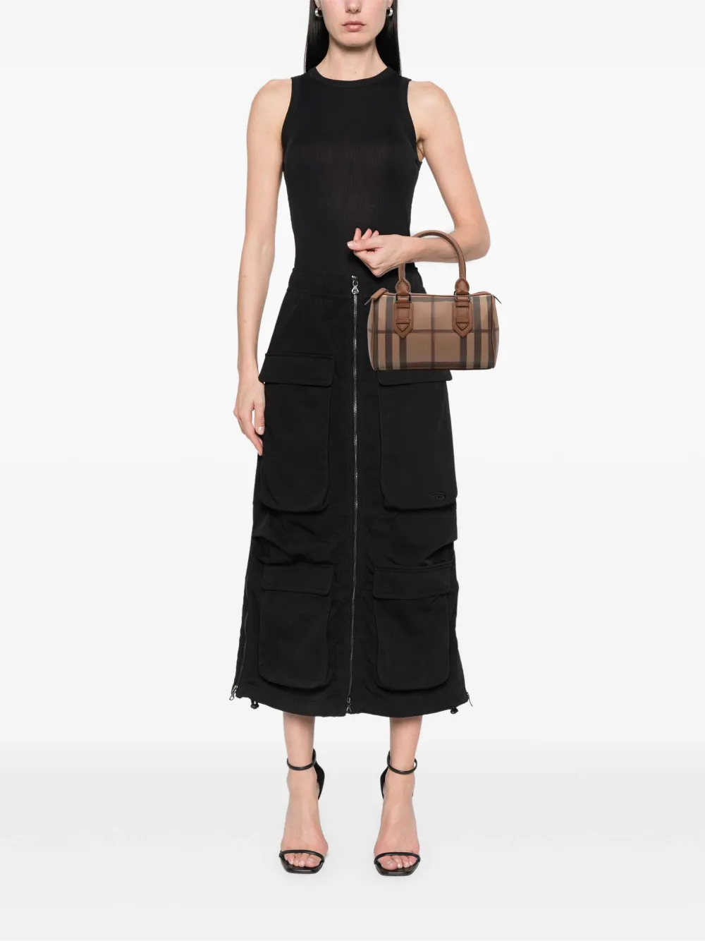 Burberry Pre-Owned 2000-2017 Smoke Check Coated Canvas Chester boston bag | Pre-Owned | Image 2