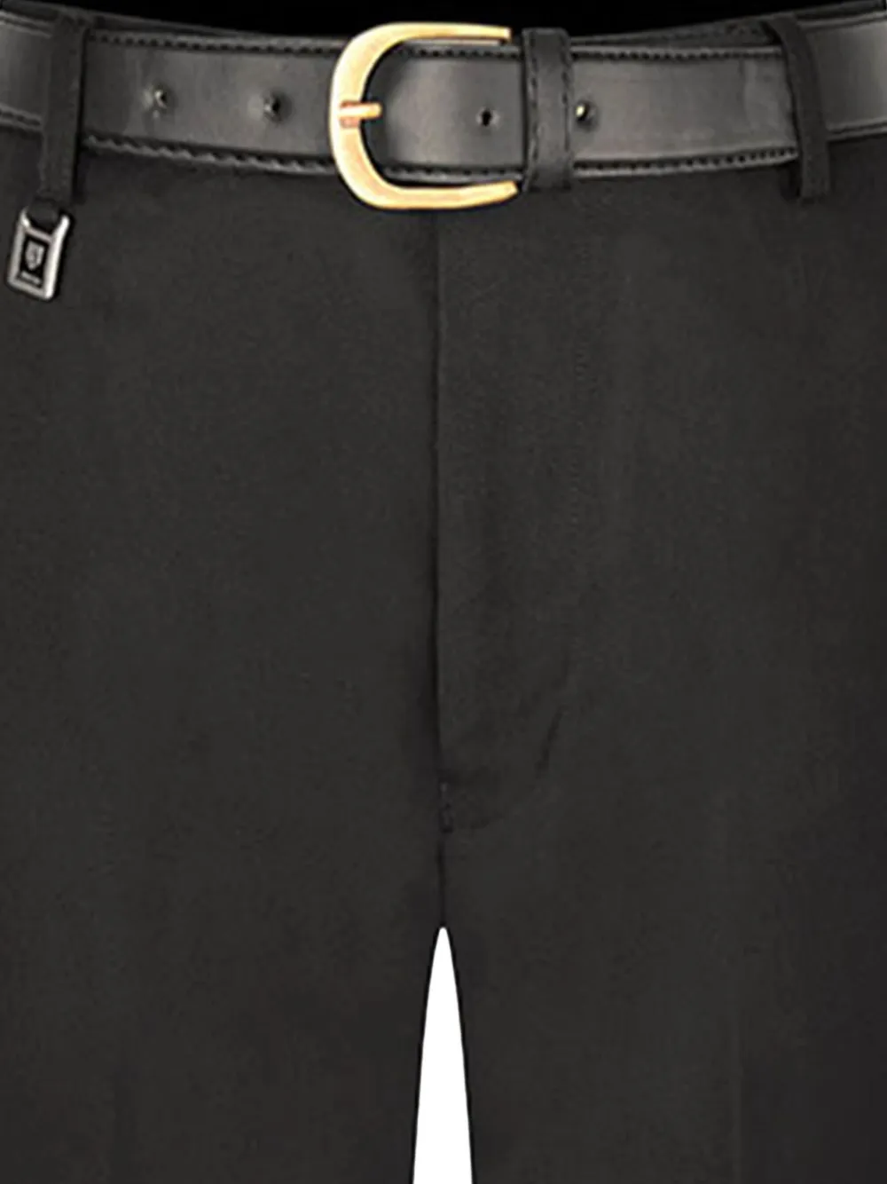 Zeco Schoolwear kids Broek met ceintuur Zwart