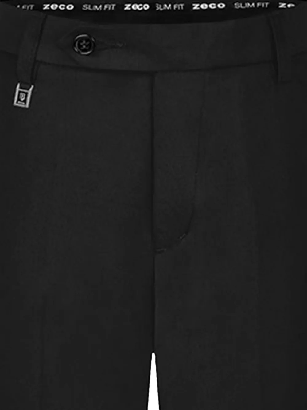 Zeco Schoolwear kids Slim-fit broek Zwart