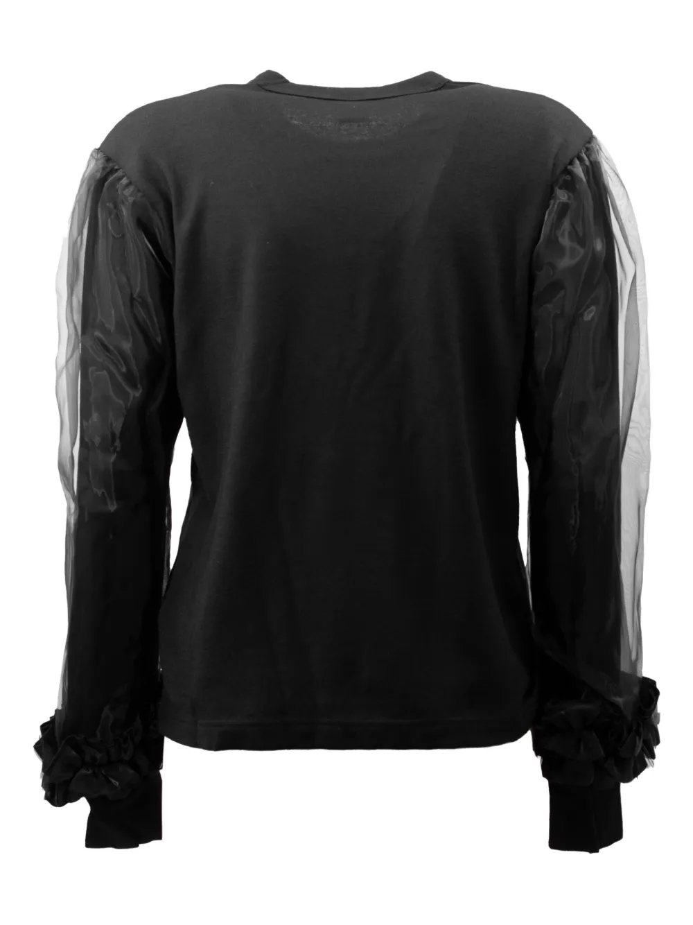 Comme Des Garçons sheer-sleeve sweatshirt | Sweaters | Image 2