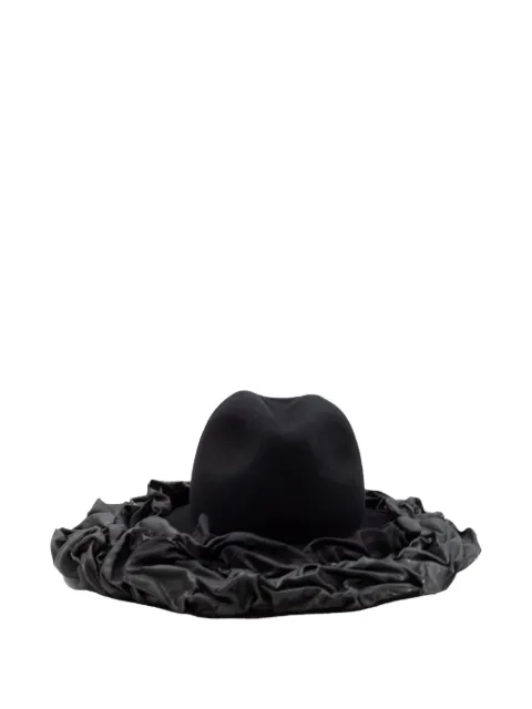 Comme Des Garçons wool ruffled hat