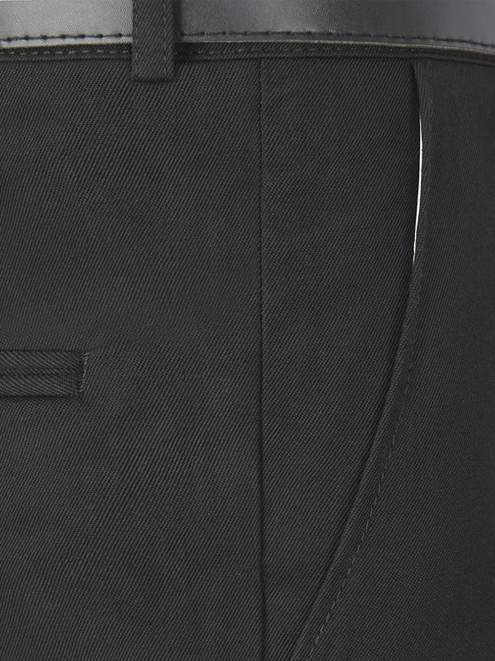Zeco Schoolwear kids Broek met ceintuur Zwart