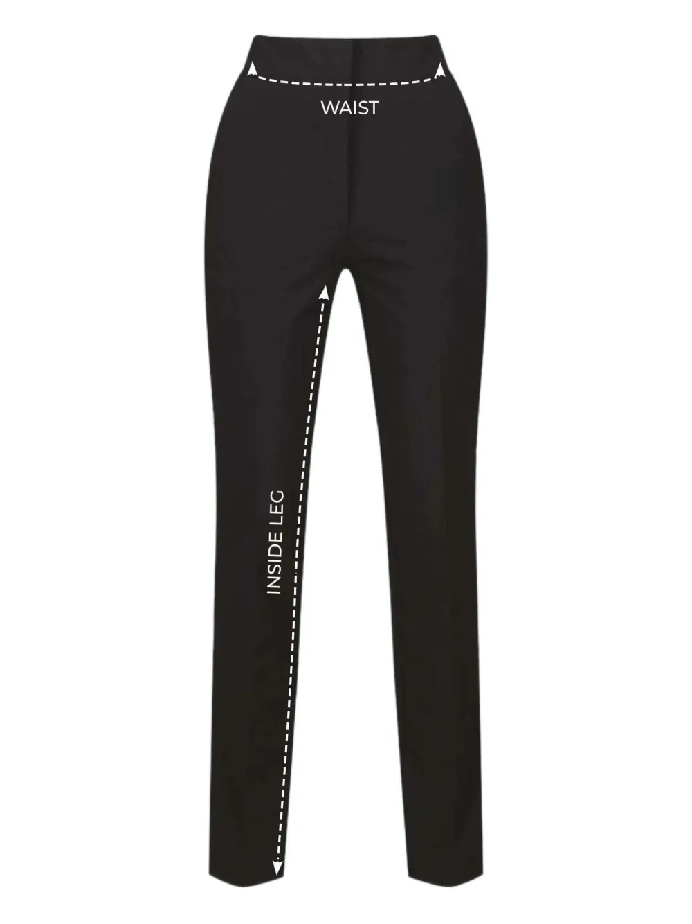 Zeco Schoolwear kids Broek met hartdetail Zwart