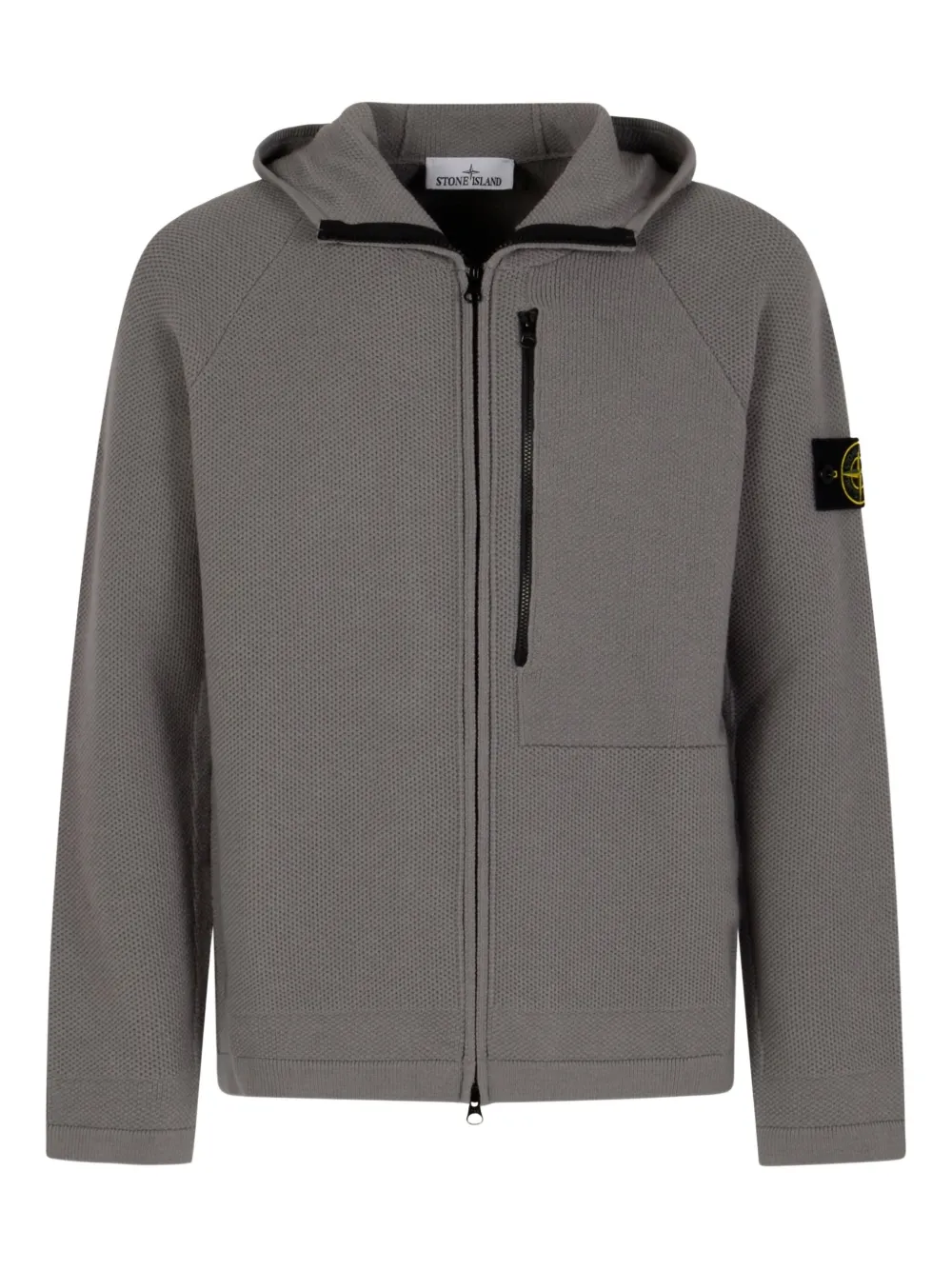 Stone Island コンパスモチーフ ジャケット - グレー Stone Island コンパスモチーフ ジャケット - グレー