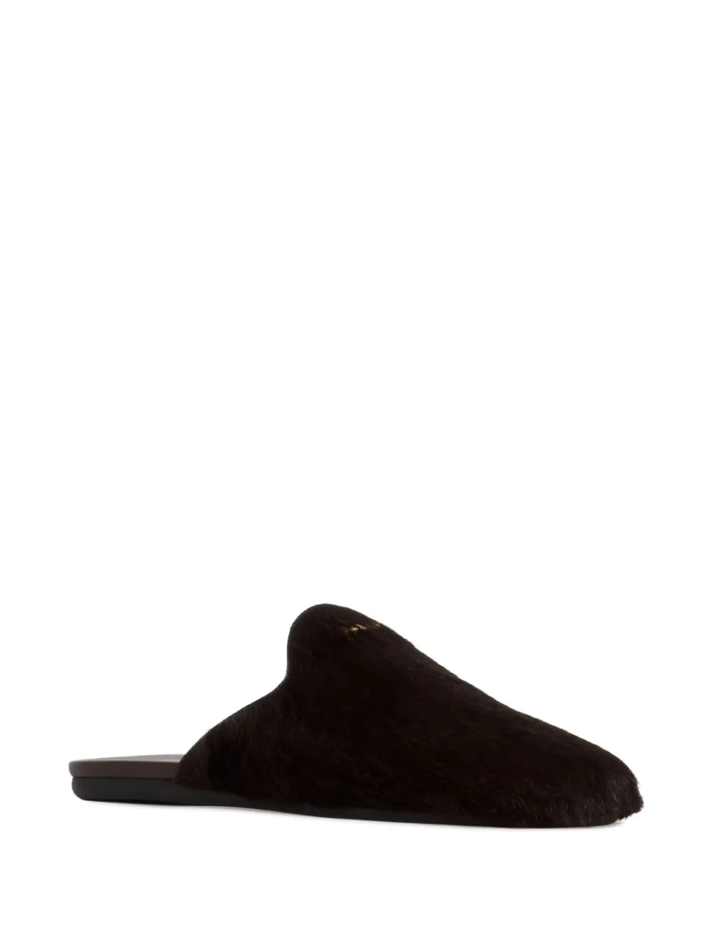 Prada leather slippers - Bruin