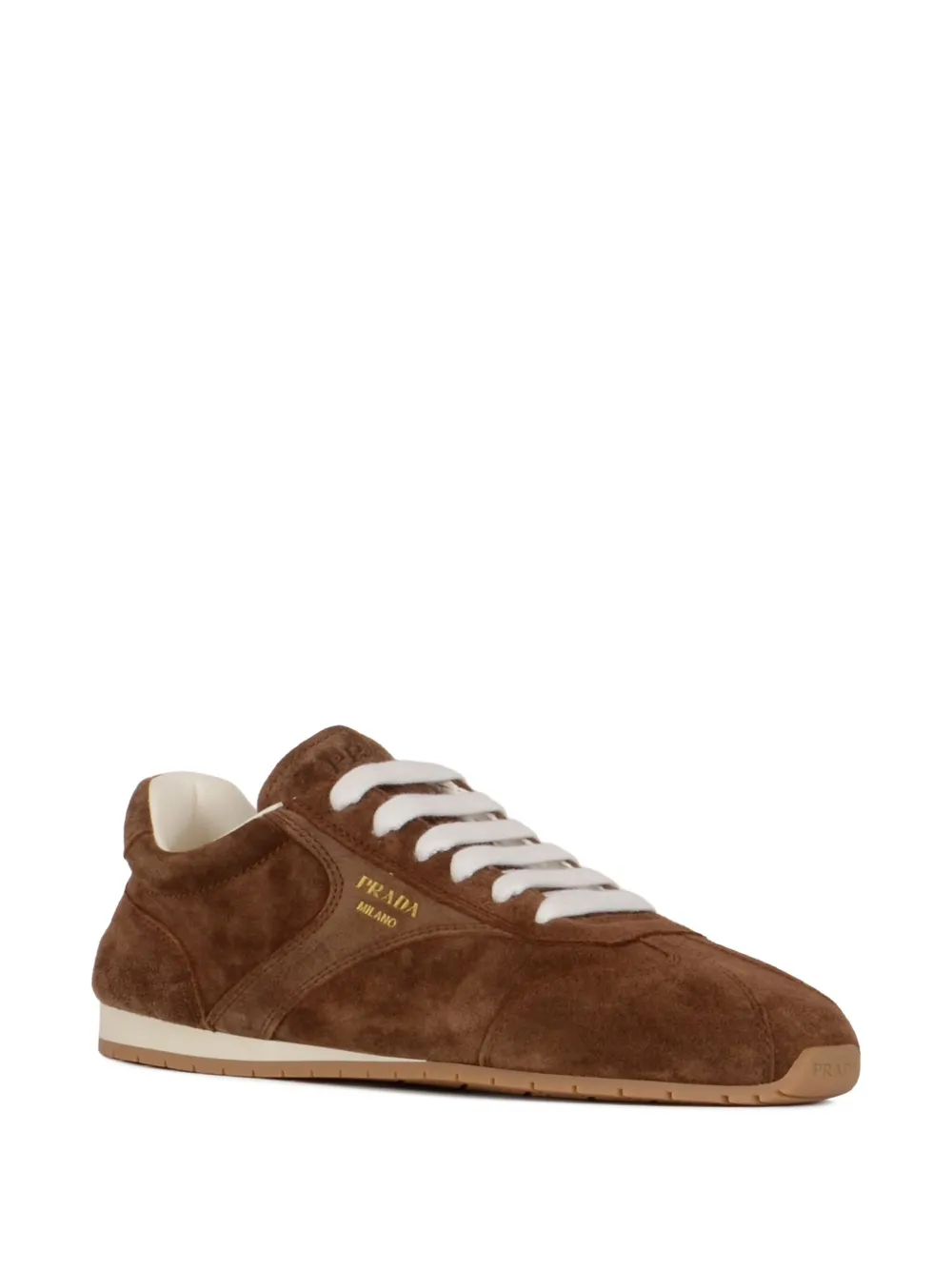 Prada suede sneakers - Bruin