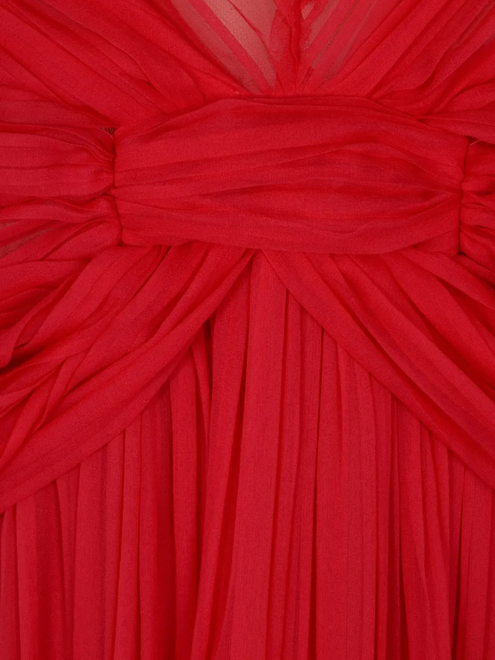 Alberta Ferretti Multi-strap Maxi Dress In Red