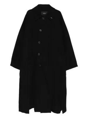 Yohji Yamamoto single-breasted Coat | Black | FARFETCH RO