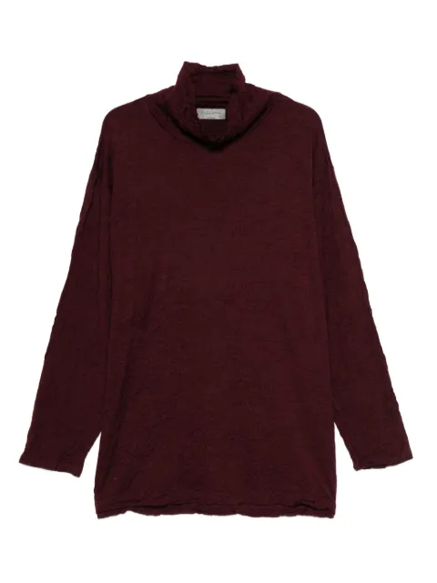 Yohji Yamamoto high-neck textured sweater