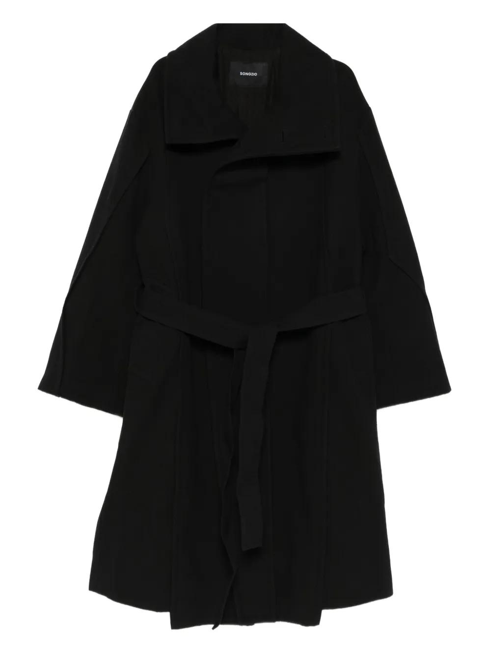 SONGZIO manteau à design cache-cœur | noir | Image 1