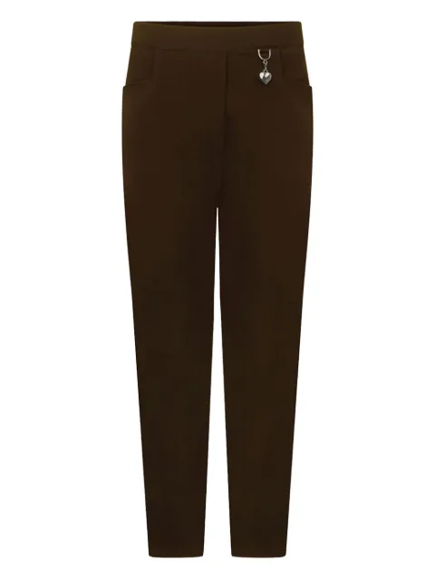 Zeco Schoolwear kids pantalones con detalle de corazón