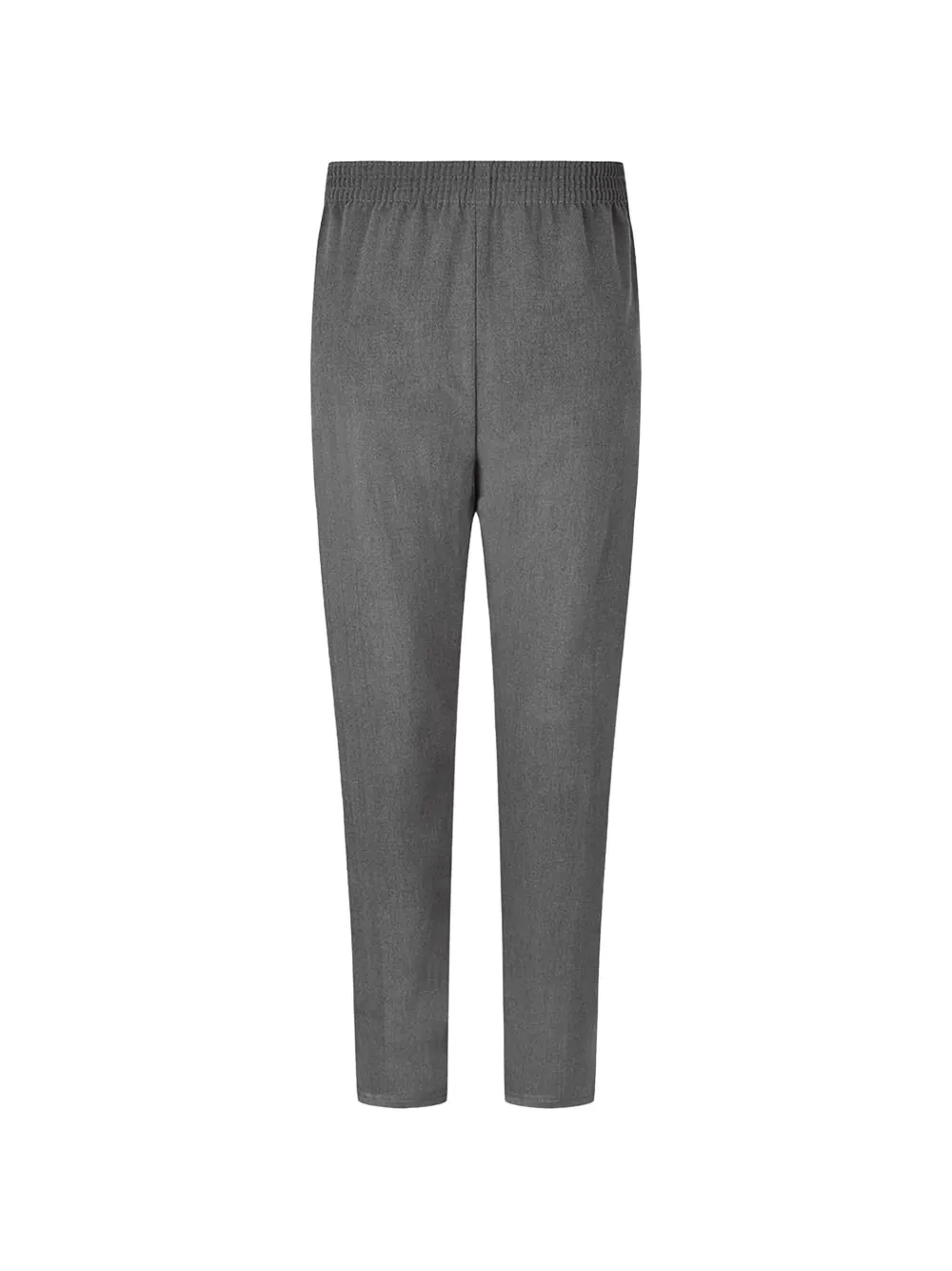 Zeco Schoolwear kids Broek met elastische taille en hartdetail Grijs