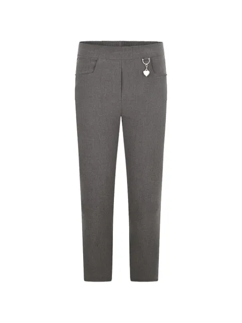 Zeco Schoolwear kids elastic-waist heart-detail trousers