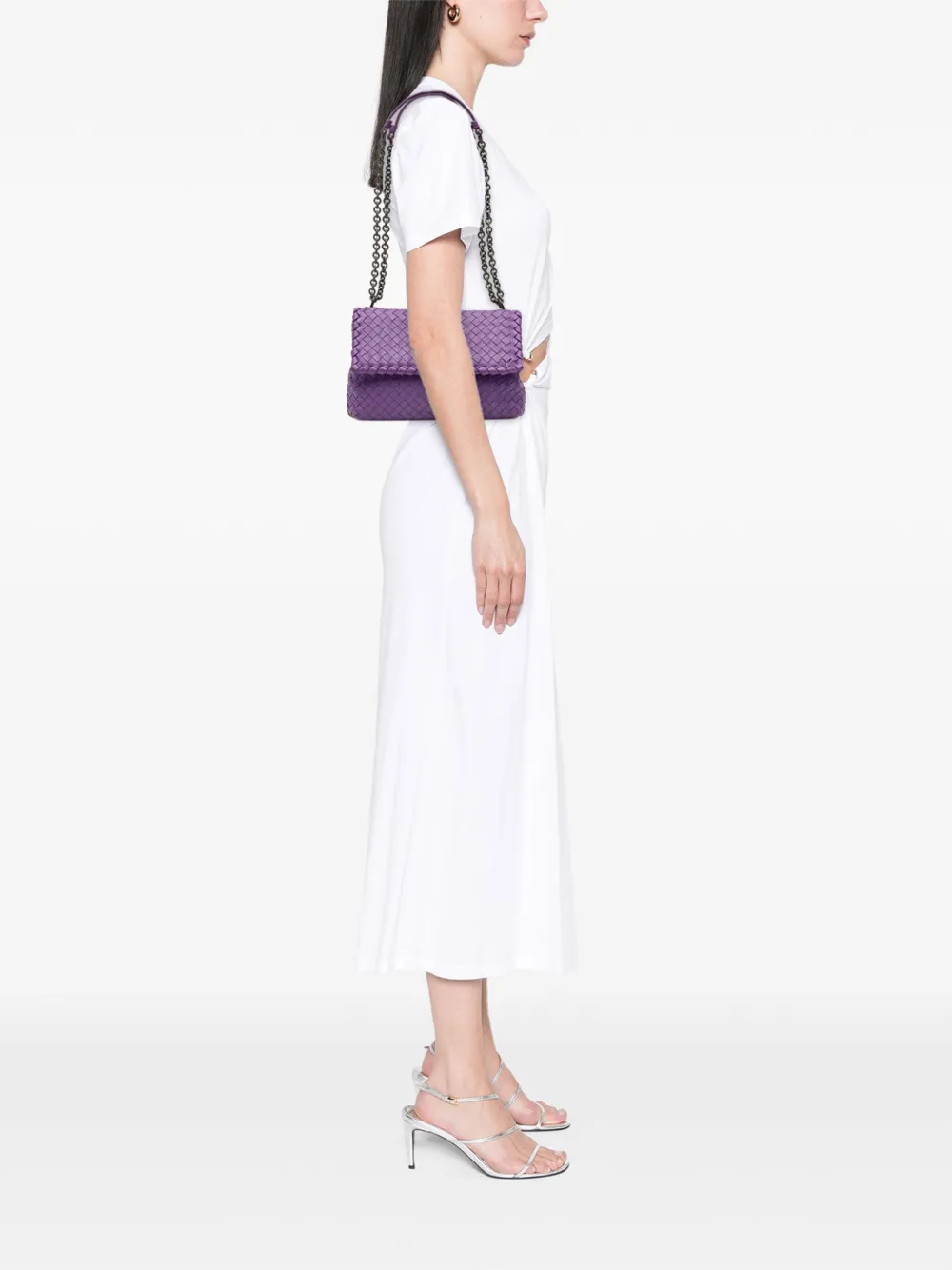 Bottega Veneta Pre-Owned 2012-2025 Small Nappa Intrecciato Olimpia crossbody bag | Pre-Owned | Image 2