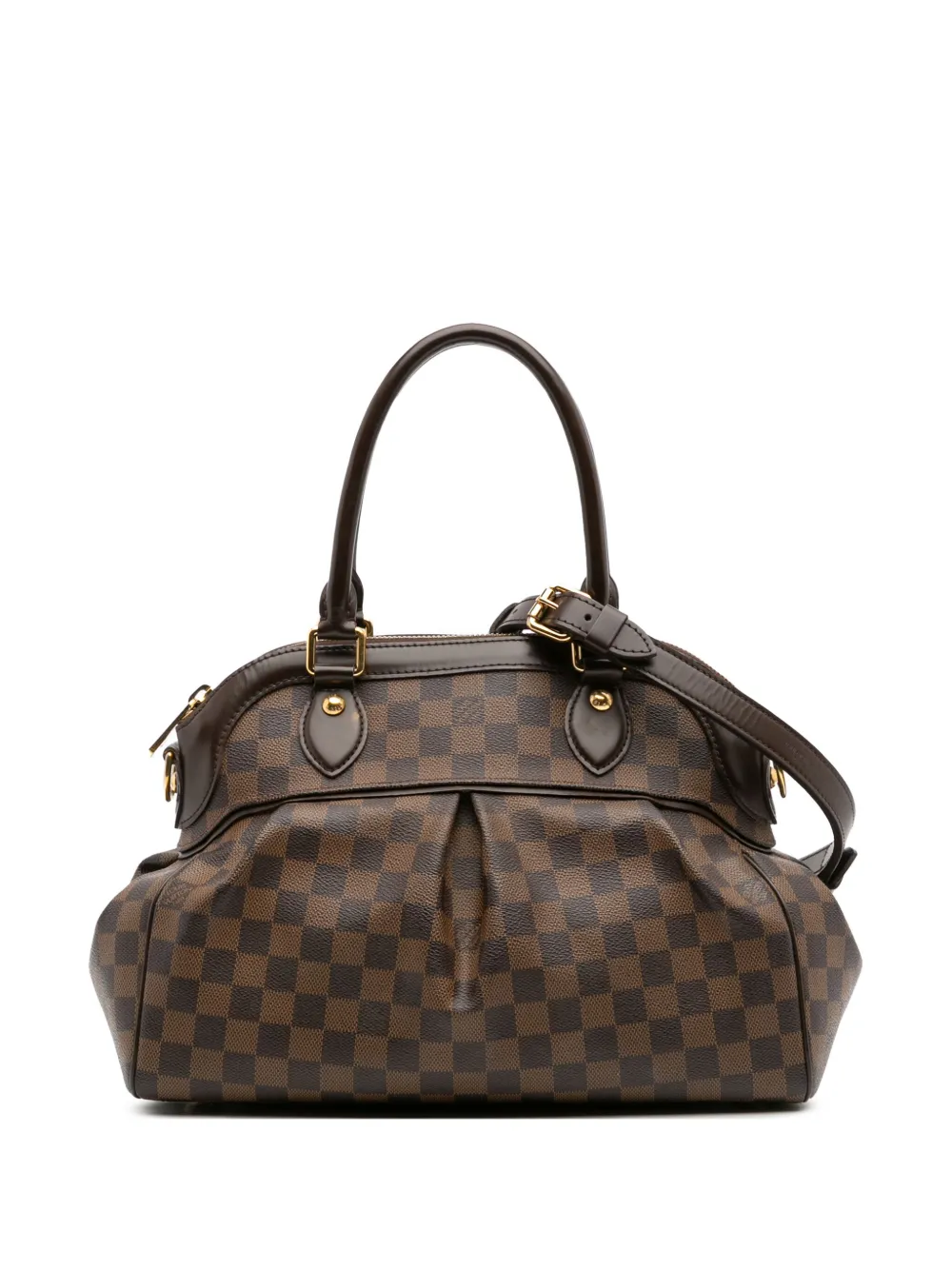 Louis Vuitton Pre-Owned 2008 ダミエ エベヌ トレヴィ PM サッチェルバッグ - ブラウン Louis Vuitton Pre-Owned 2008 ダミエ エベヌ トレヴィ PM サッチェルバッグ - ブラウン