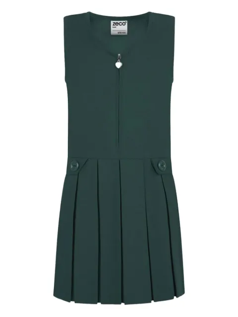 Zeco Schoolwear kids Pinafore pleated zip-front dress