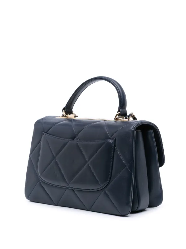 CHANEL Pre-Owned 2019 Medium Lambskin Trendy CC Top Handle Bag