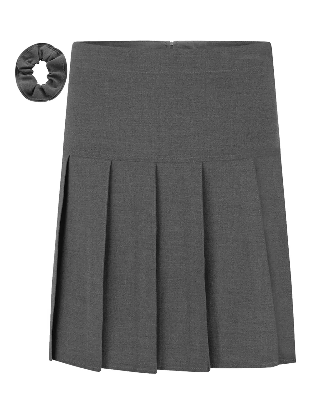 Zeco Schoolwear kids pleated skirt set | Grey | Image 1