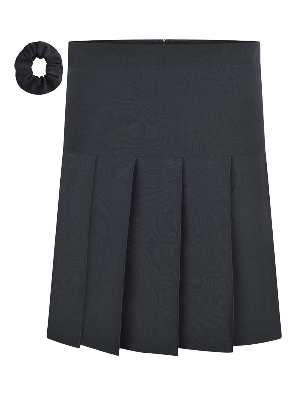 Zeco Schoolwear kids pleated stitch-down skirt set - Blu