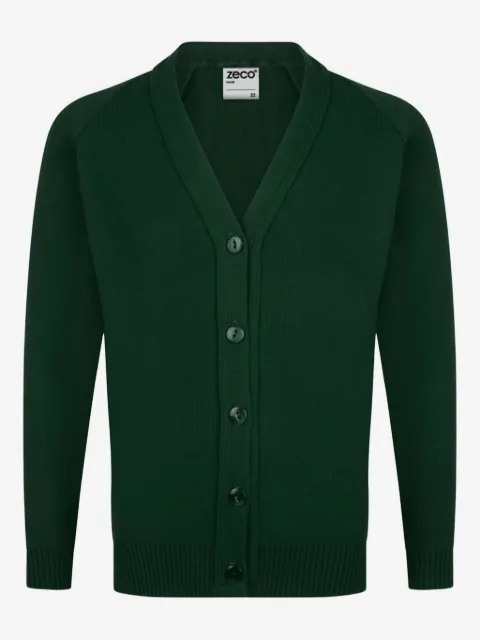 Zeco Schoolwear kids cárdigan con cuello en V