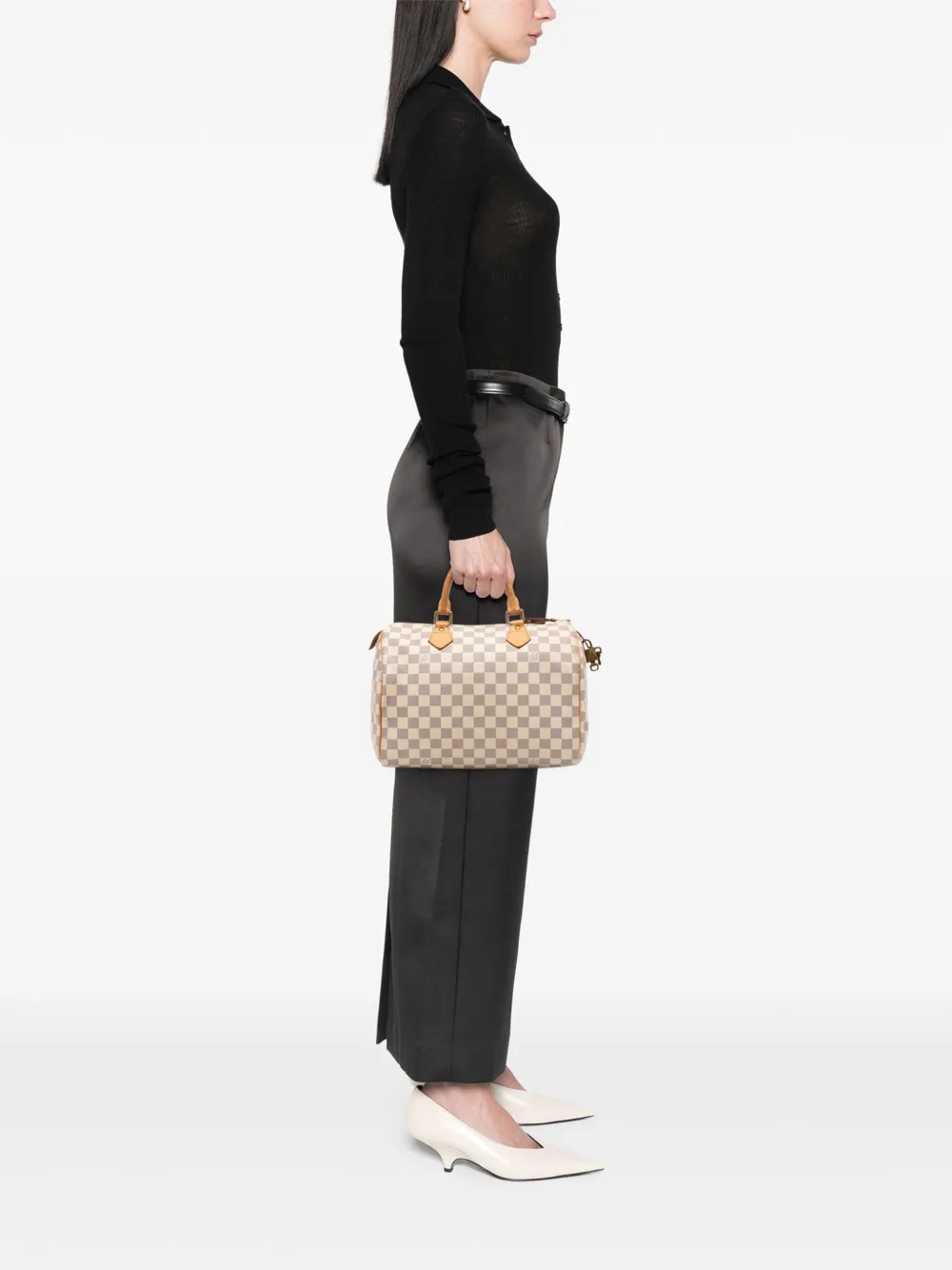 Louis Vuitton Pre-Owned 2008 Damier Azur Speedy 30 boston bag | Pre-Owned | Image 2