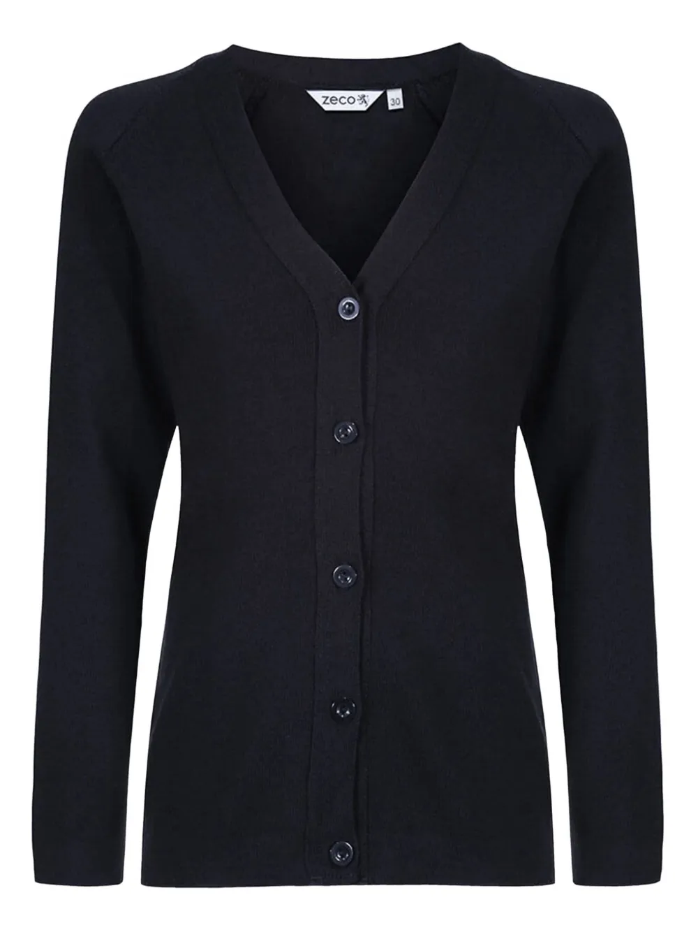 Zeco Schoolwear kids V-neck button cardigan - Blu