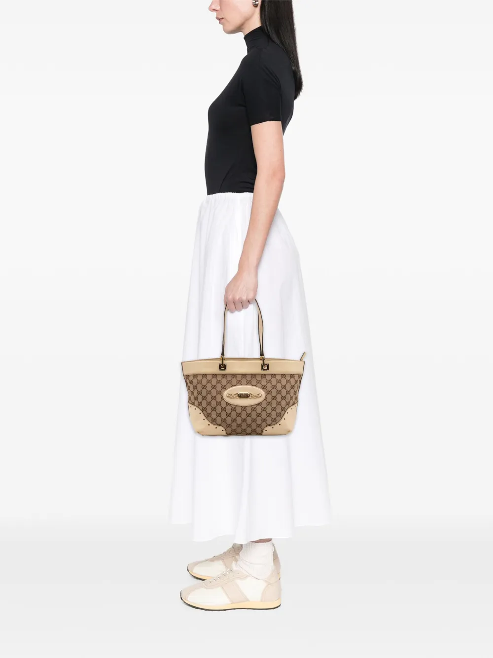 Gucci Pre-Owned 2016-2025 GG Canvas Punch tote bag | Pre-Owned | Image 2