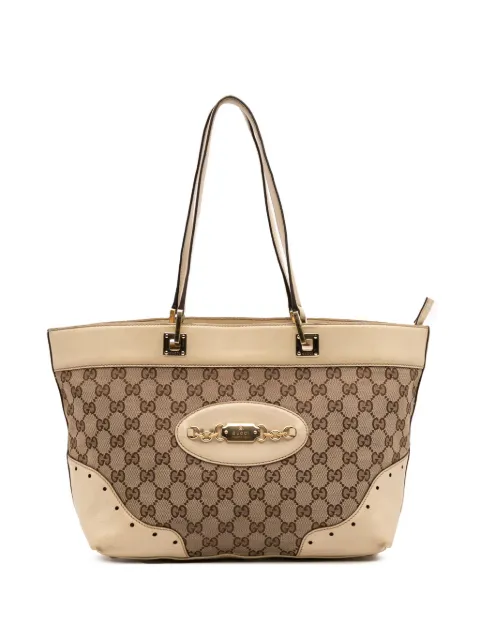 Gucci Pre-Owned 2016-2025 Punch Tote Bag aus GG Canvas