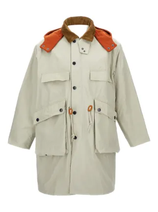 Barbour x Kaptain Sunshine パーカーコート | ニュートラル | FARFETCH JP