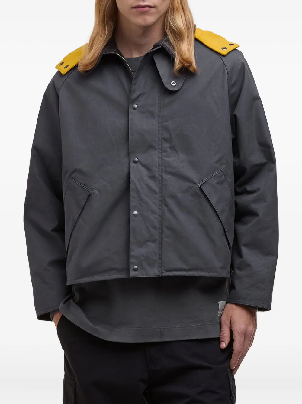 Barbour Long Sleeve Casual Jacket In Black