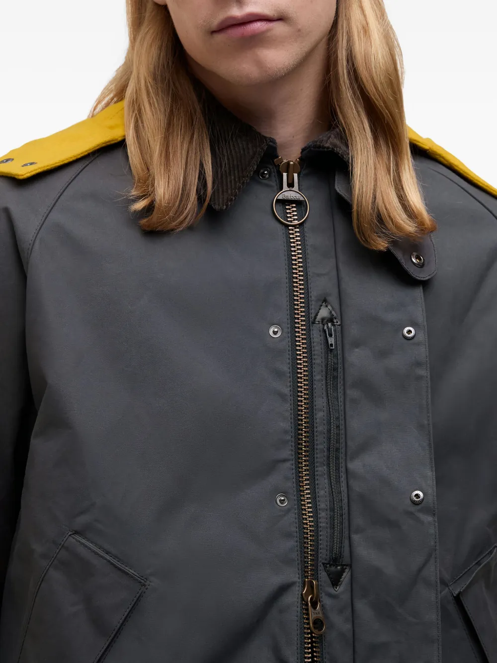 Barbour Long Sleeve Casual Jacket In Black
