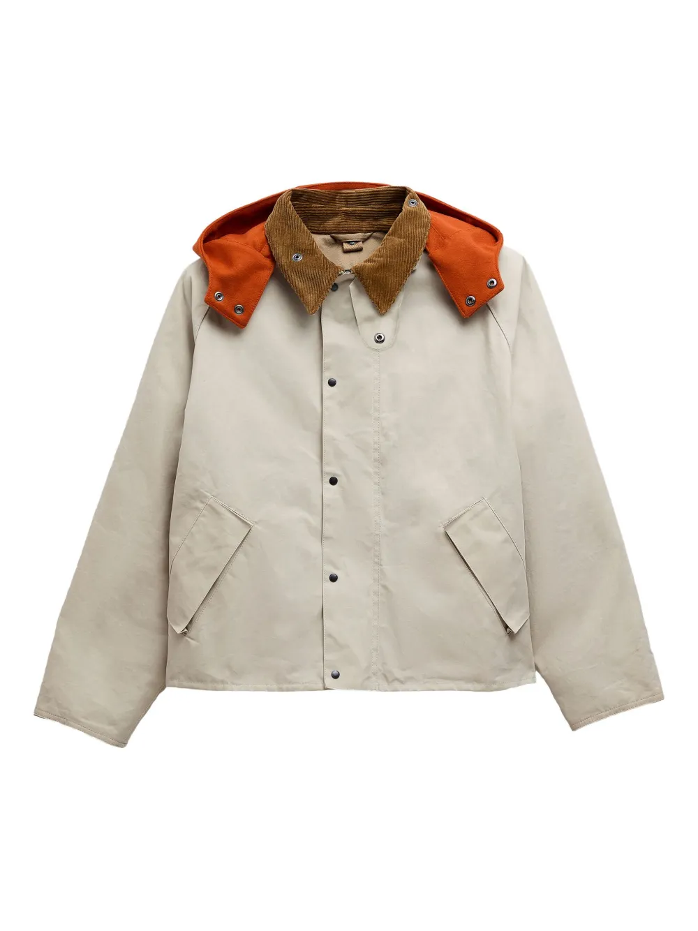 Barbour Long Sleeve Casual Jacket In Neutral
