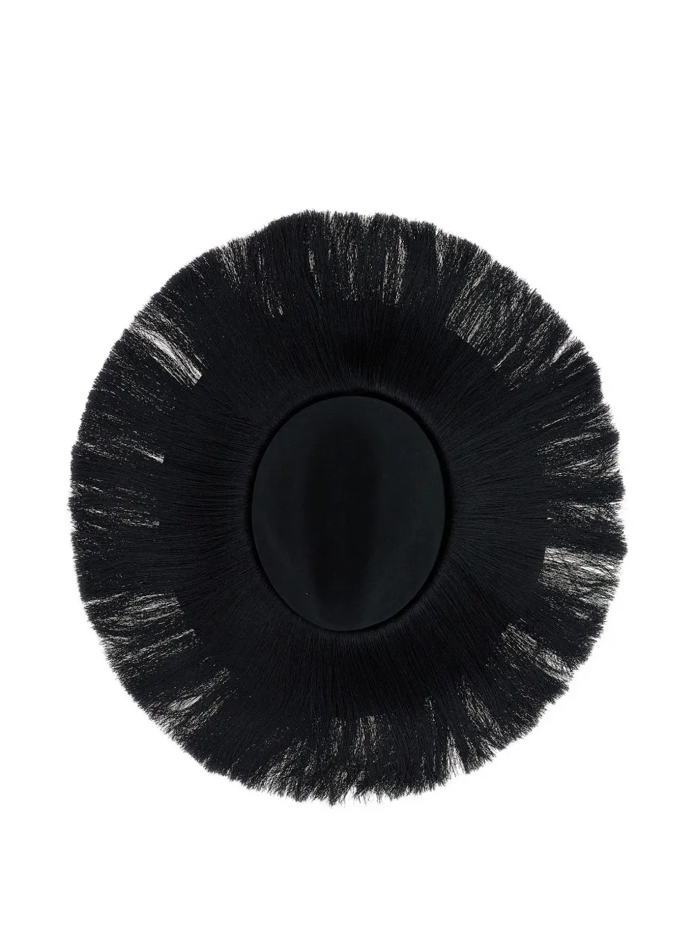 Comme Des Garçons fringe-edges hat | Black | Image 1