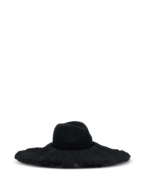 Comme Des Garçons fringe-edges hat