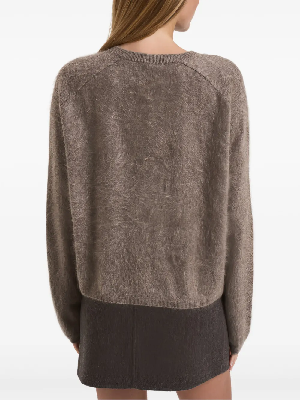 Lisa Yang Long-sleeve Cashmere Sweater In Brown