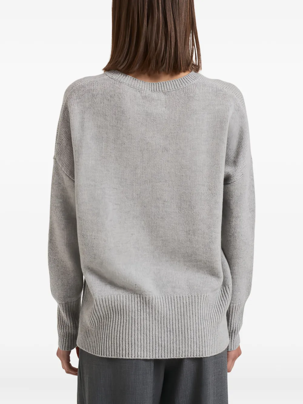 Lisa Yang Long-sleeve Sweater In Gray