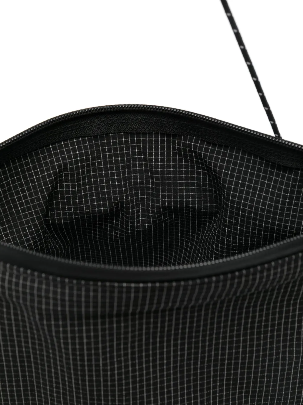 Roa Grid-pattern Top-handle Shoulder Bag In Black