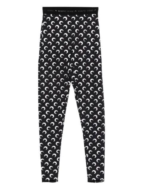 Marine Serre moon-print leggings
