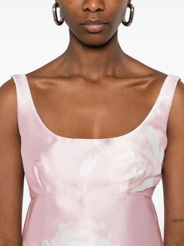 Marques' Almeida Printed A-Line Dress - Pink