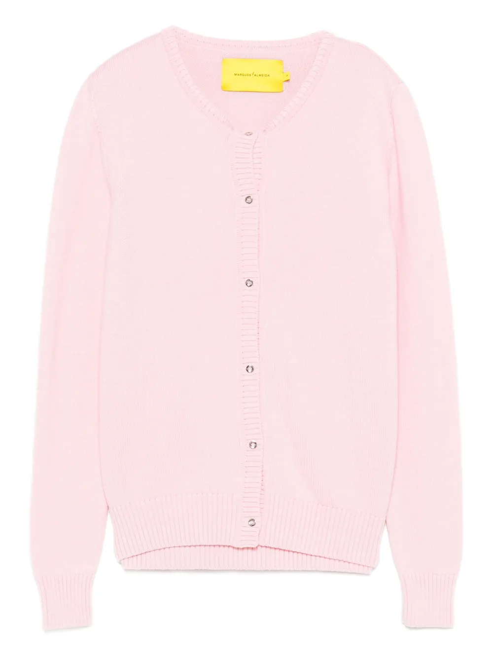 Marques'Almeida cárdigan con doble capa | rosado | Image 1
