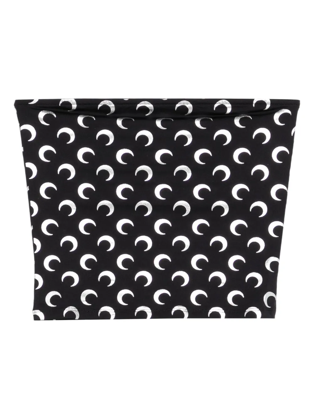 Marine Serre Top con stampa Moon - Nero