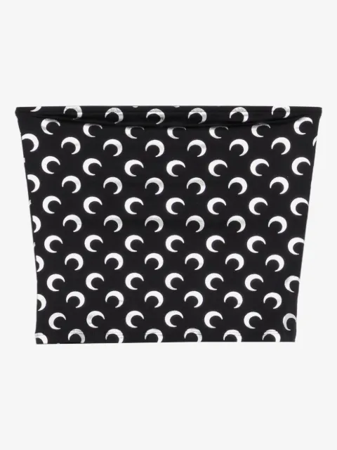 Marine Serre top con estampado Moon
