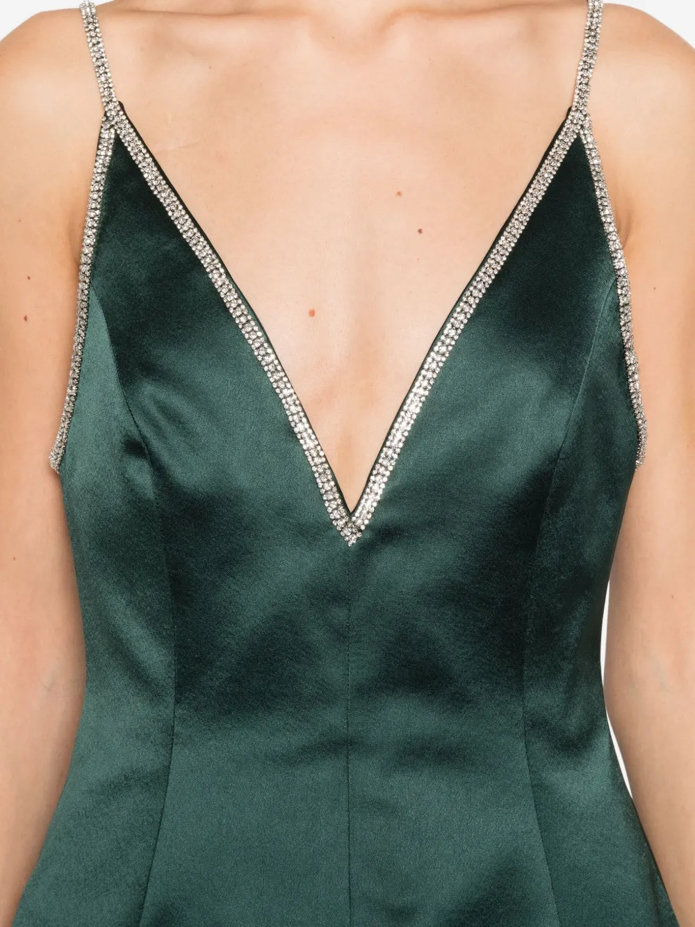 Retroféte Trinnie Embellished Mini Dress In Green