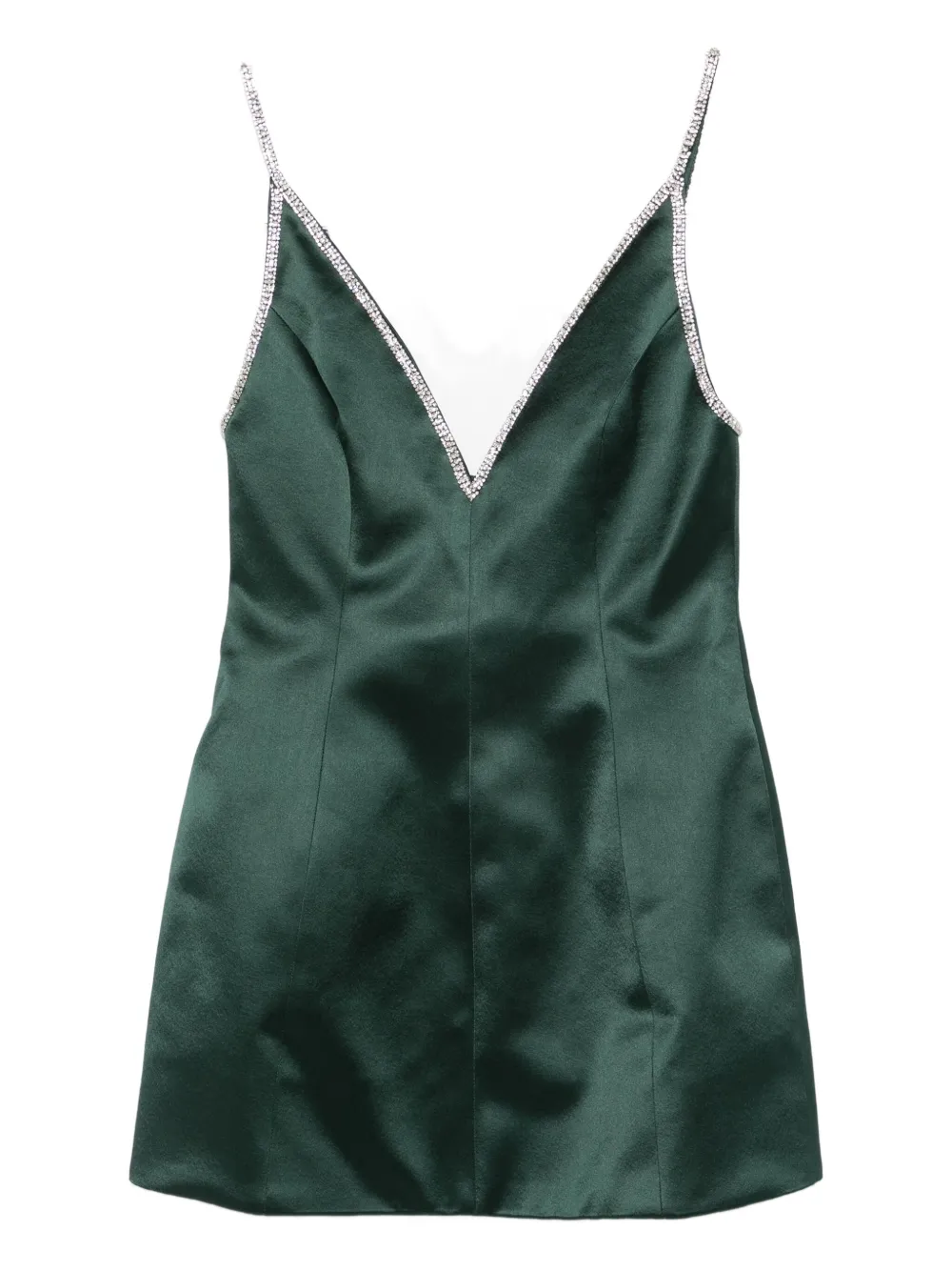 Retroféte Trinnie Embellished Mini Dress In Green