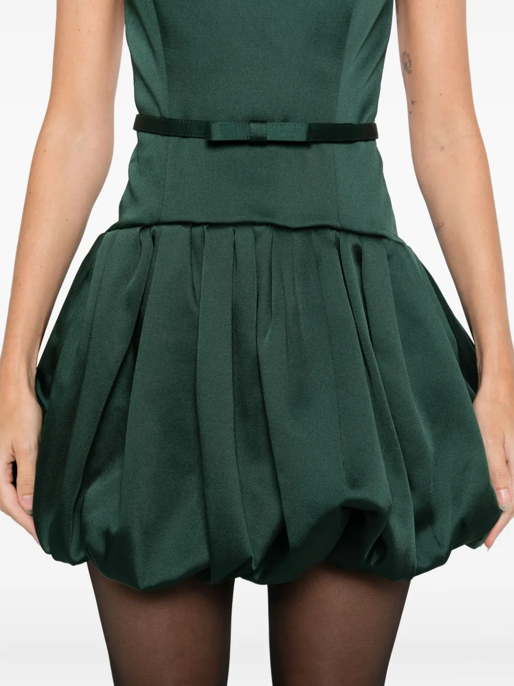 Retroféte Isolde Mini Dress In Green