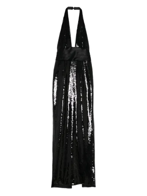 Retrofete Kelsie sequin halterneck maxi dress